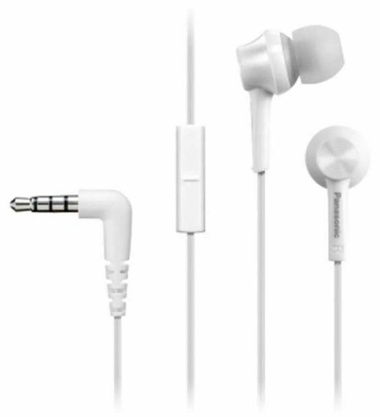 Į ausis įkišamos ausinės su mikrofonu Panasonic RP-TCM115E-K, Juodos