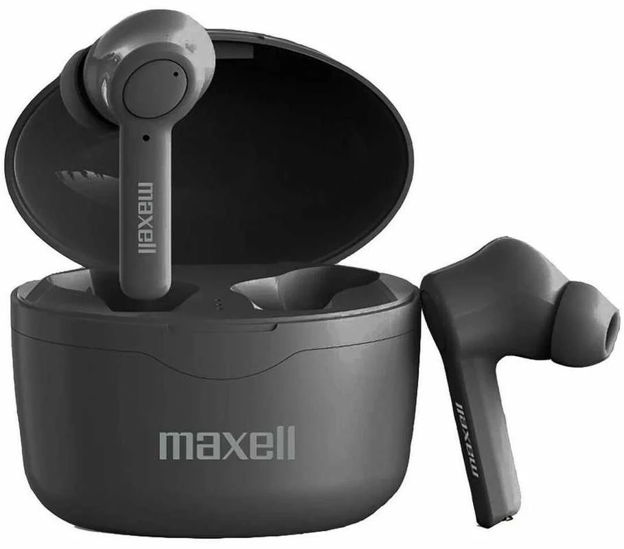 Belaidės Ausinės - Maxell Bass 13 Sync Up, Juodos.