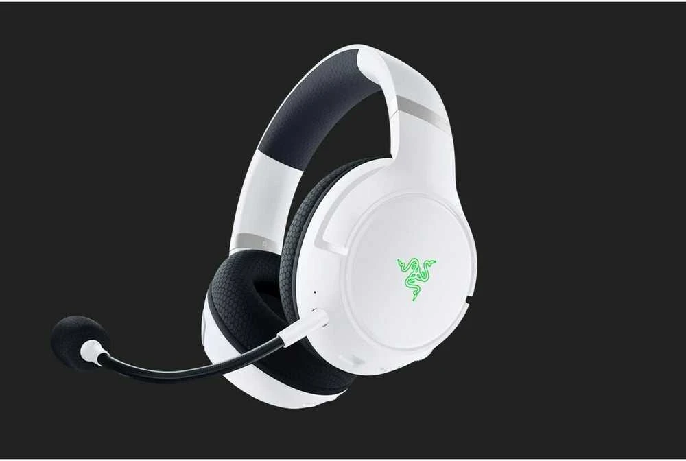 Belaidės Žaidimų Ausinės Razer Kaira Pro skirtos Xbox Series X ir mobiliems Xbox žaidimams, Baltos