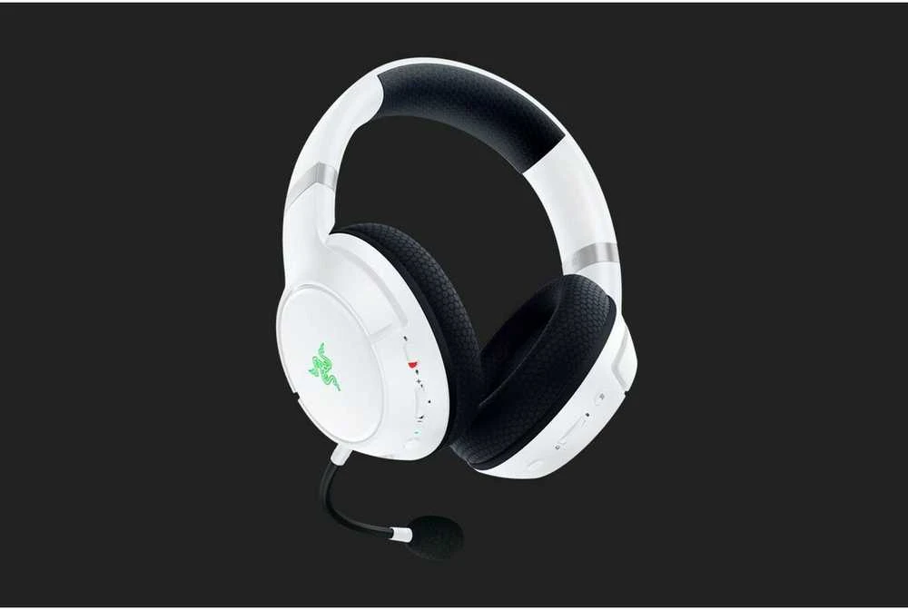 Belaidės Žaidimų Ausinės Razer Kaira Pro skirtos Xbox Series X ir mobiliems Xbox žaidimams, Baltos
