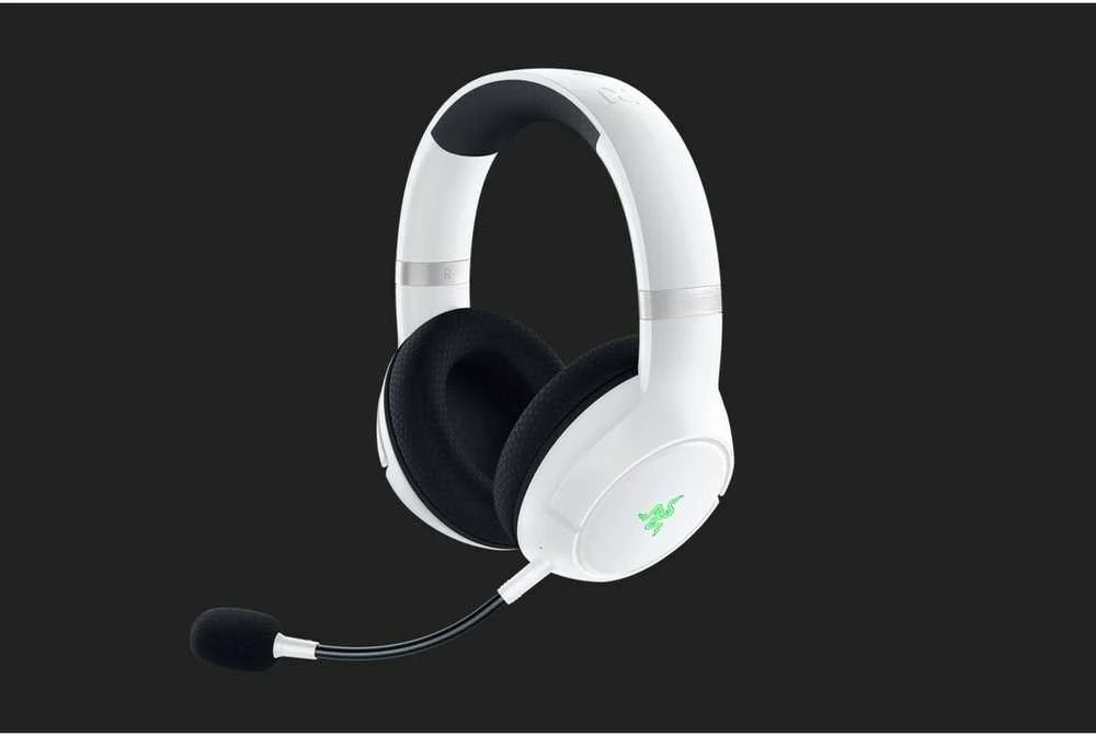 Belaidės Žaidimų Ausinės Razer Kaira Pro skirtos Xbox Series X ir mobiliems Xbox žaidimams, Baltos