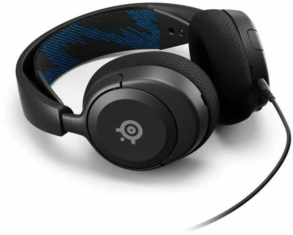 Ausinės žaidimams su mikrofonu SteelSeries Arctis Nova 1P Over-Ear, Juodos spalvos