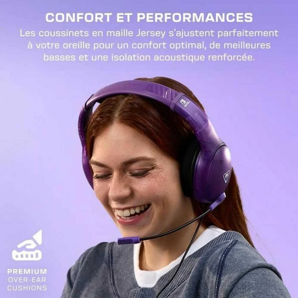 „Turtle Beach“ ausinės „Airlite Fit Nintendo Switch“, vaiduokliškai violetinės