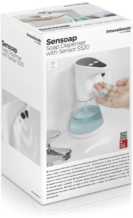 Automatinis muilo dozatorius su jutikliu Sensoap InnovaGoods