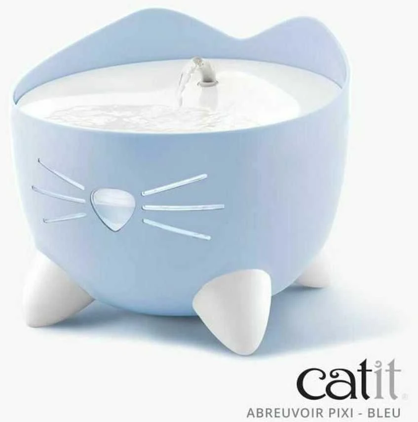Catit PixI katė fontanas, šviesiai mėlyna, 2,5 l, 22x22x19.5 cm