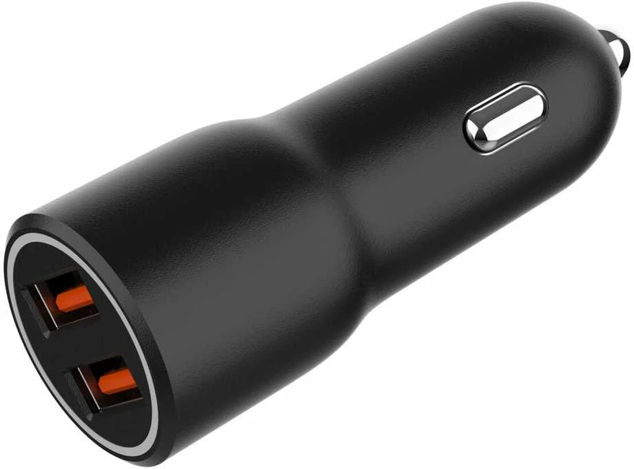 Gembird TA-UC-A2QC36-CAR-01 2x USB QC3.0 36W juoda