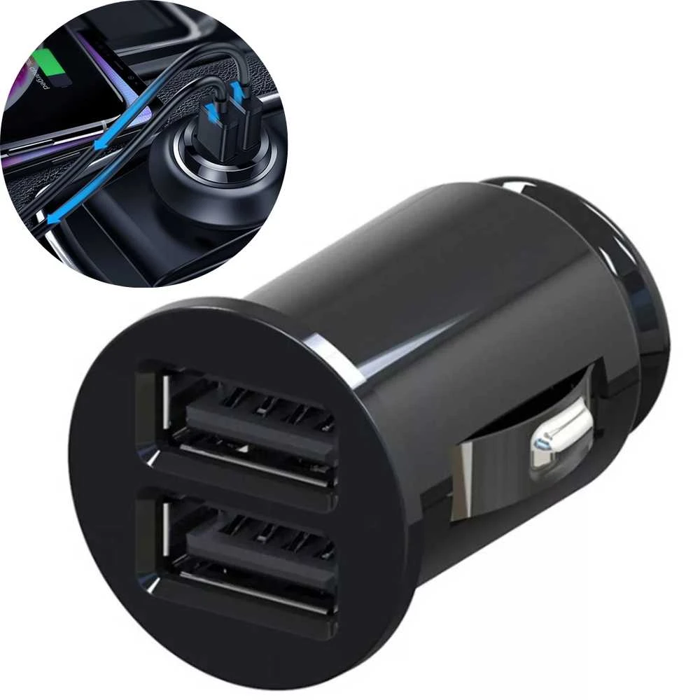Pls34B Lizdas 2xUSB/12V 2.1A