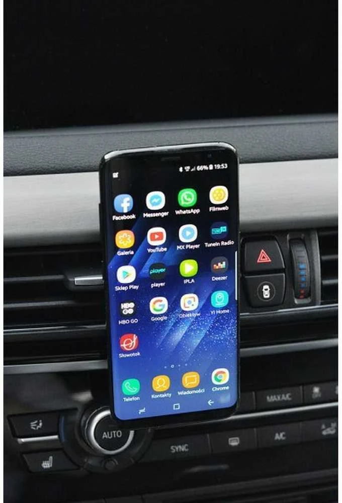 Telefono laikiklis - iBox H-8 Pasyvus Automobilinis Ventiliacijos Laikiklis išmaniesiems telefonams Juodas