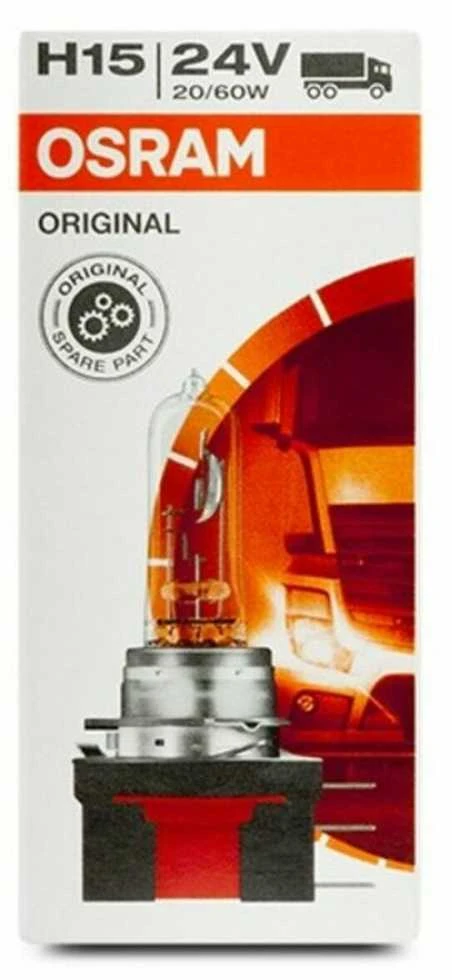 OSRAM Automobilinė lemputė H15 20/60W 24V PGJ23T 1vnt