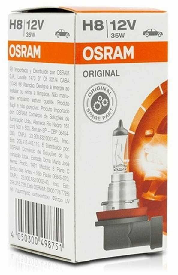 OSRAM Automobilinė lemputė H8 35W 12V PGJ19-1 1vnt