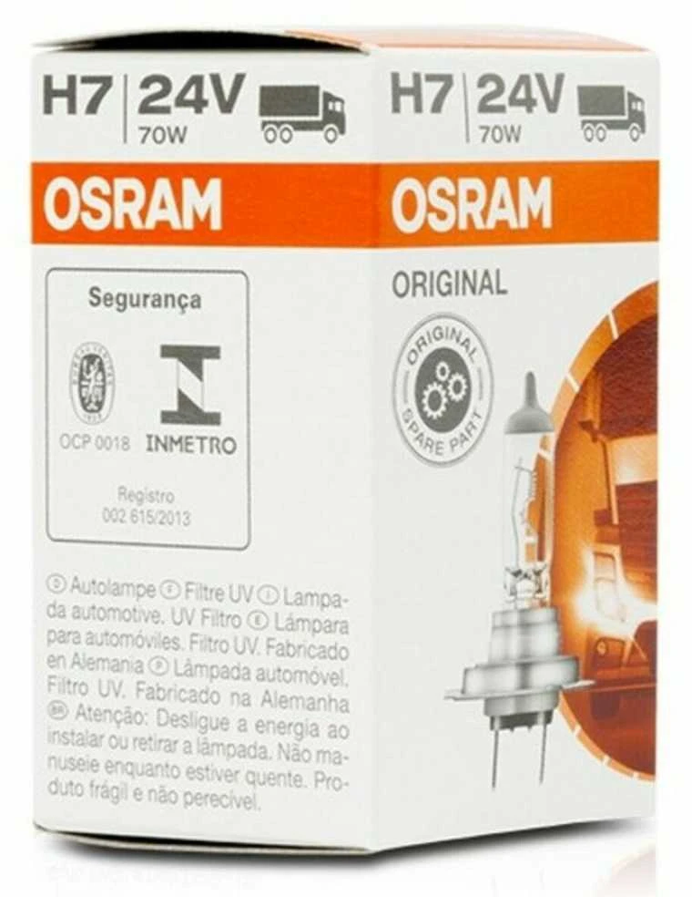 OSRAM Automobilinė lemputė H7 70W 24V PX26D 1vnt