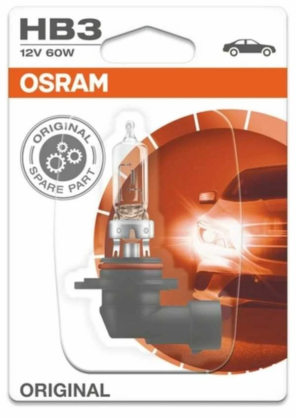 OSRAM Automobilinė lemputė HB3 60W 12V P20D (amerikietiškiems automobiliams) 1vnt