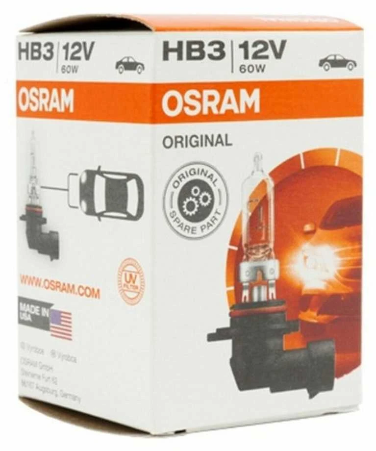 OSRAM Automobilinė lemputė HB3 60W 12V P20D (amerikietiškiems automobiliams) 1vnt