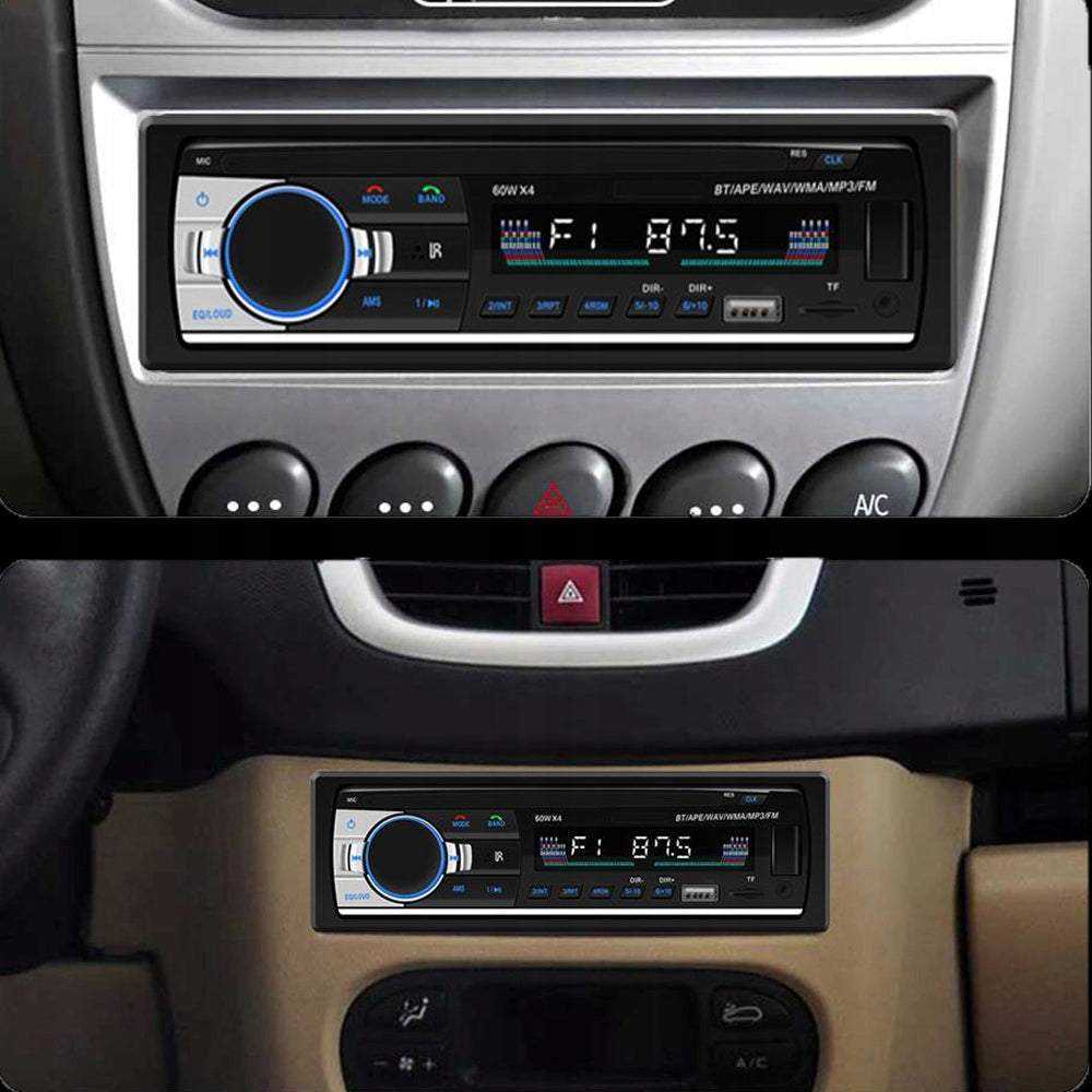 Automagnetola Automobilinė radija 1-DIN su Bluetooth ir USB