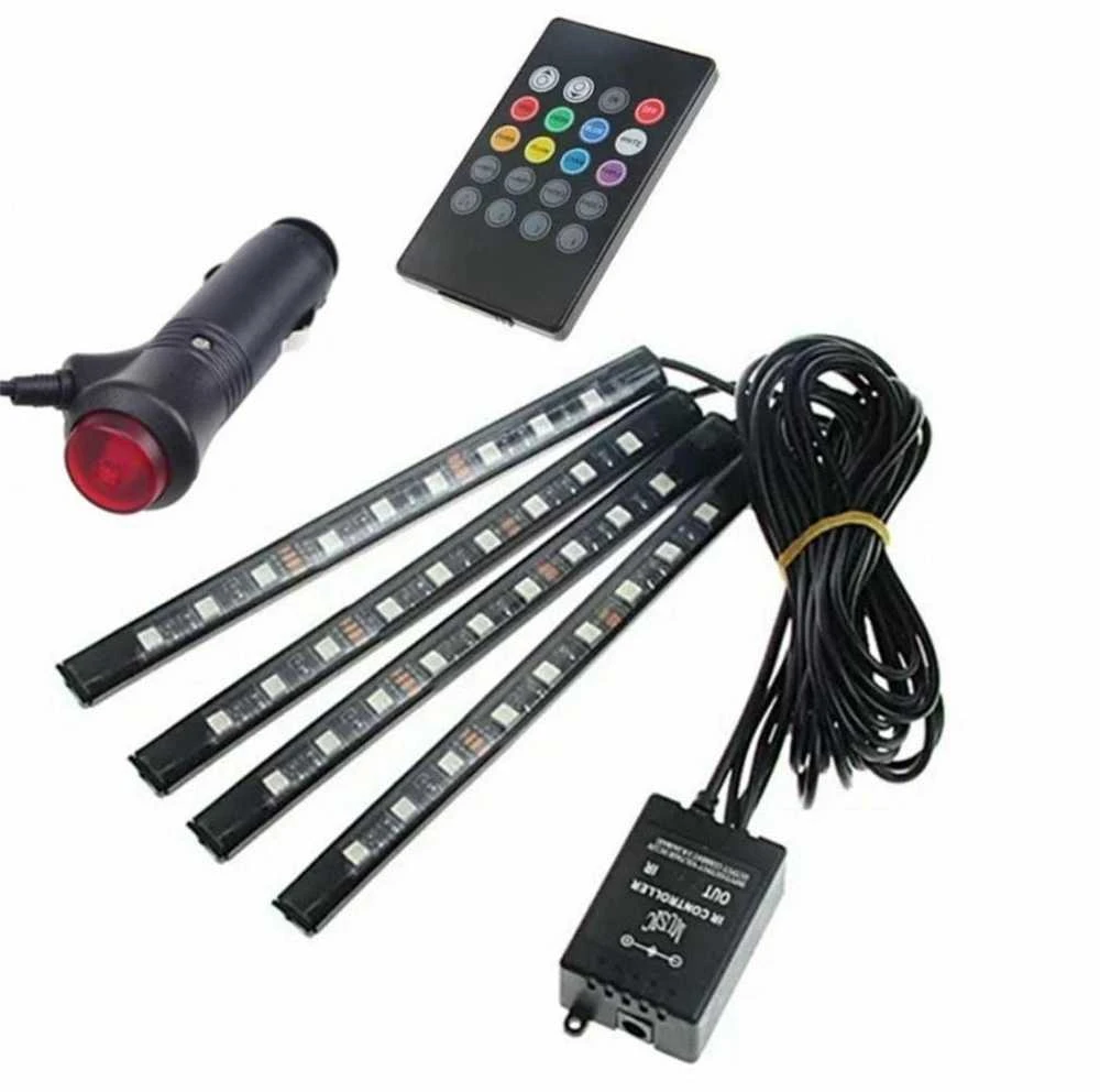 ATL Automobilio vidaus apšvietimo LED rinkinys ZD65A 4x9 RGB