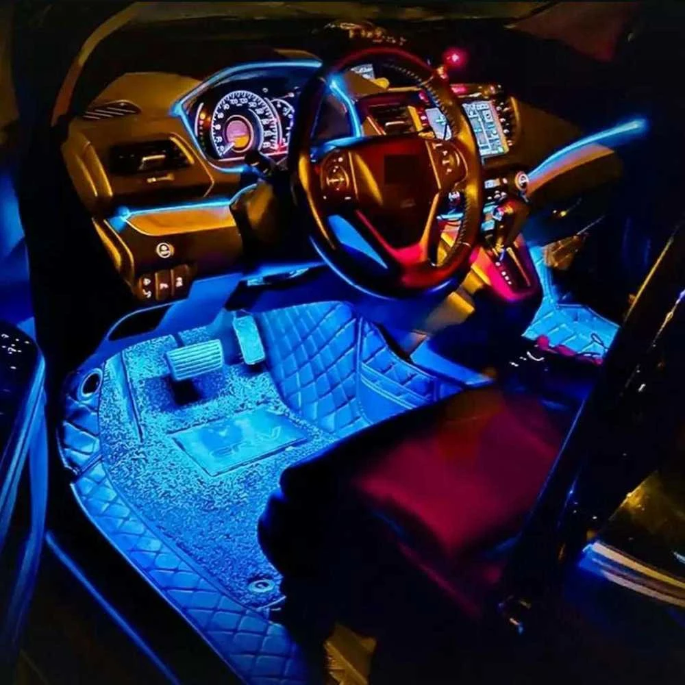 ATL Automobilio vidaus apšvietimo LED rinkinys ZD65A 4x9 RGB