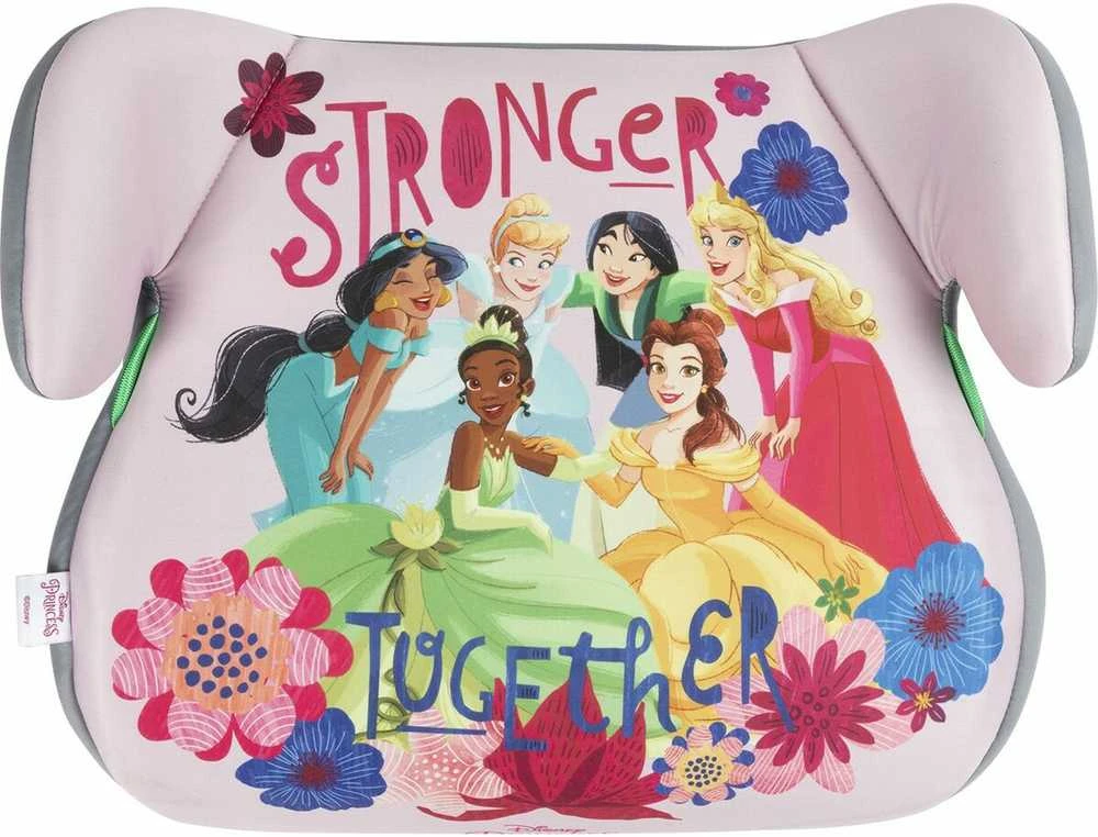 Vaikiška automobilinė kėdutė Disney Princess su užrašu
