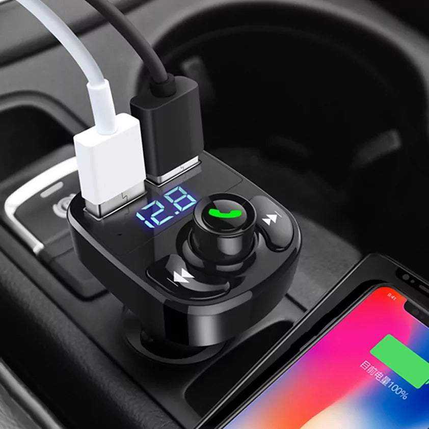 FM siųstuvas su USB ir Bluetooth MP3 grotuvas