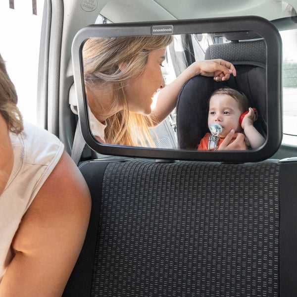 Automobilio veidrodėlis vaikų saugumui