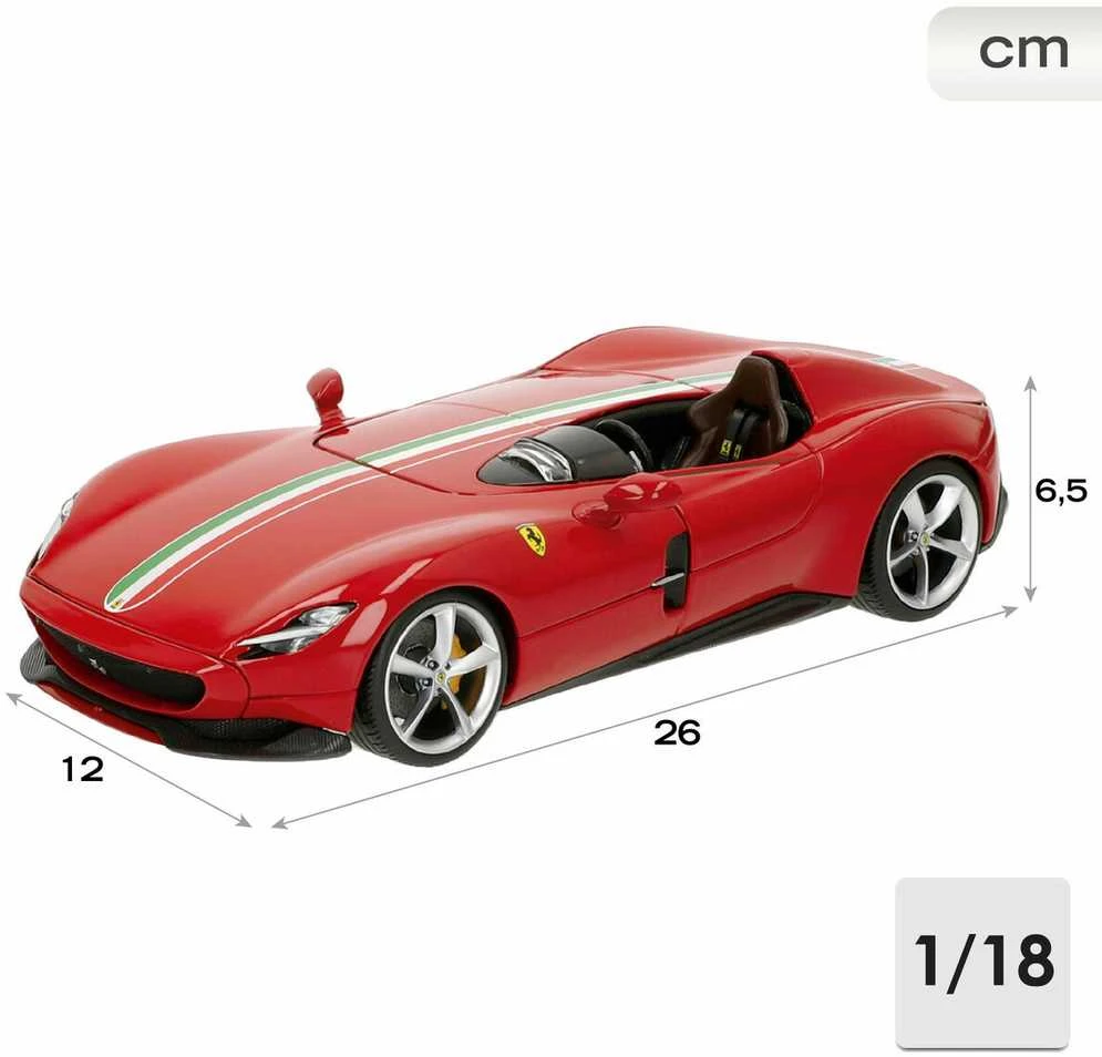 Bburago Samochód Bburago Ferrari Monza SP1 1:18