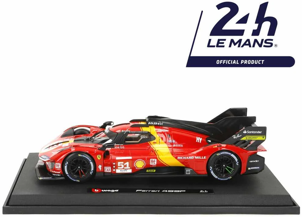 Modelių automobilių - Bburago Ferrari 499P LeMans Nr. 51 1:18 mastelis