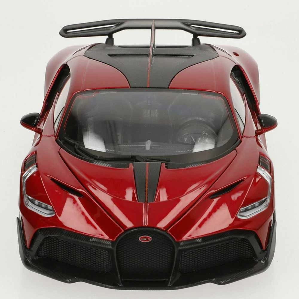 *BBURAGO metal, 1:18, Bugatti Divo Metalic, Raudonas