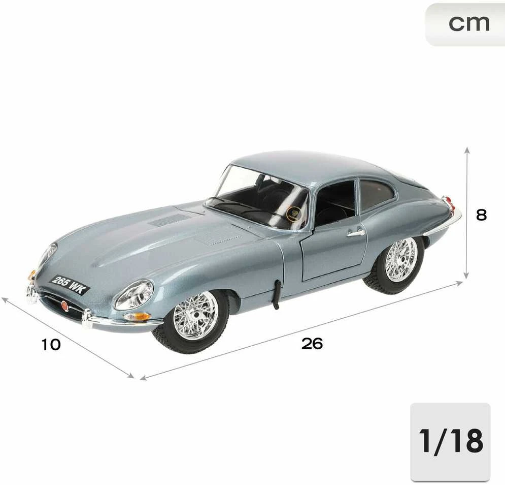 Automobilis Bburago GT-Jaguar "E" Coupe (1961) 1:18