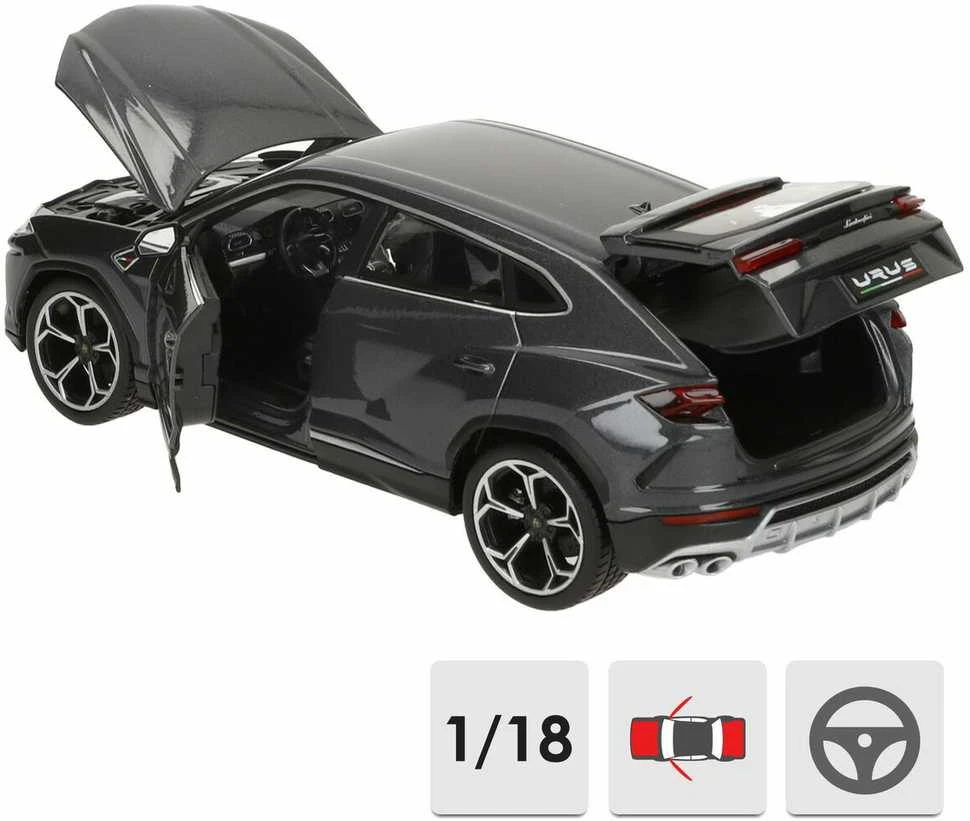 BBURAGO 1:18 automodelis Lamborghini Urus, 18-11042 GY