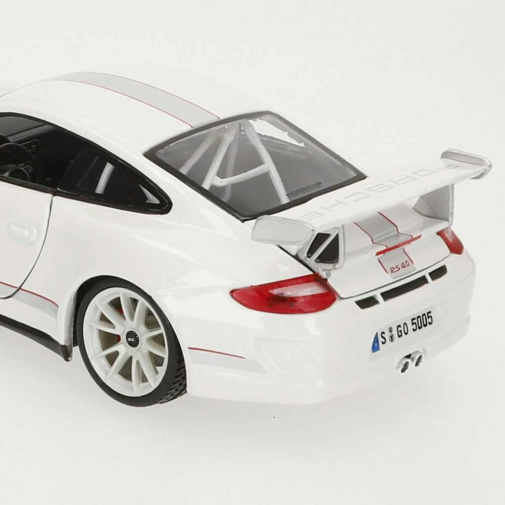 *BBURAGO metal. 1:18 PLUS PORSHE 911 GT3 RS Baltas