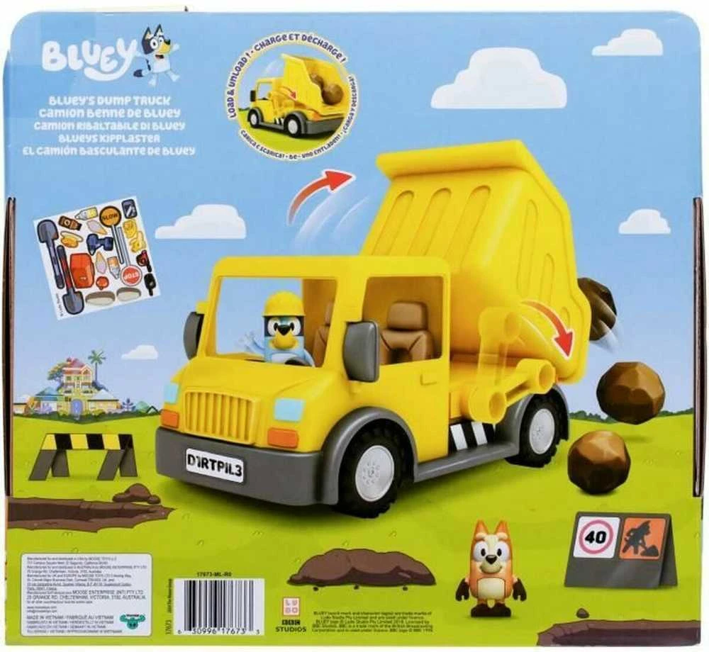 Bluey - Bluey savivartis su išskirtinėmis šalmą turinčiomis Bluey ir Muddy Bingo figūrėlėmis - (90317)