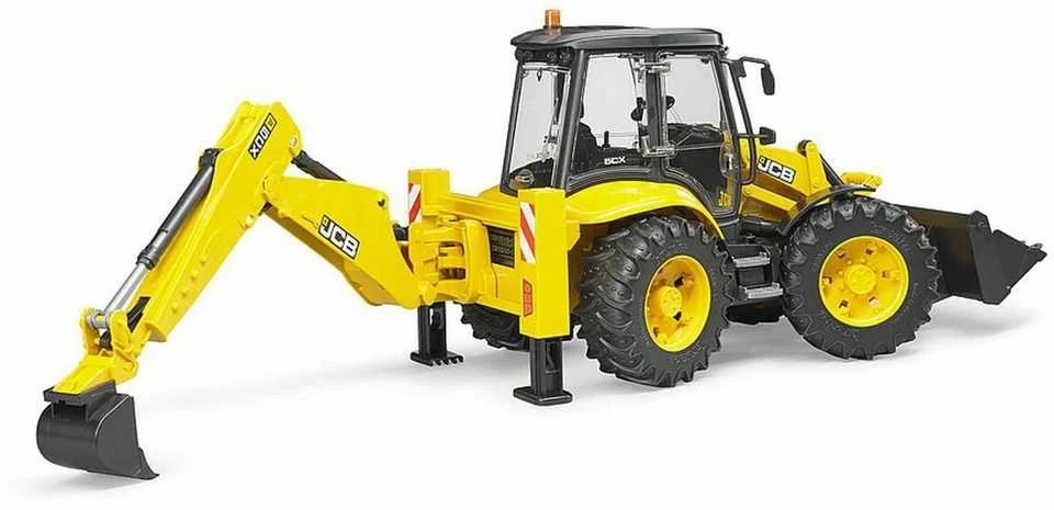 BRUDER traktorius su krautuvu JCB 5CX eco ekskavatorius, 02454