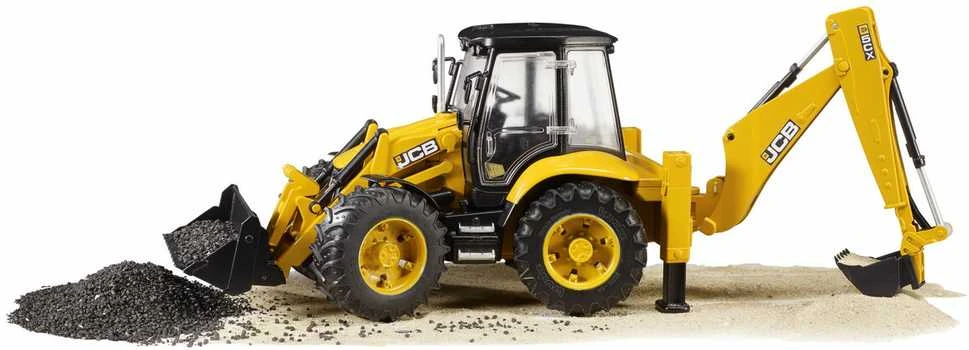 BRUDER traktorius su krautuvu JCB 5CX eco ekskavatorius, 02454