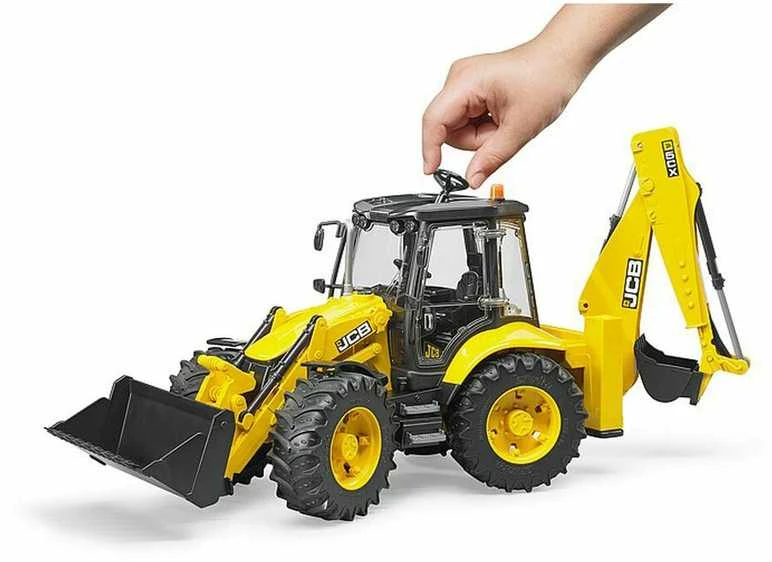 BRUDER traktorius su krautuvu JCB 5CX eco ekskavatorius, 02454