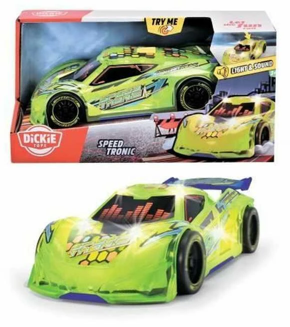Lenktyninis automobilis su žibintais Garsas Speed Tronic Dickie Toys
