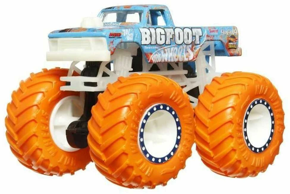 Mattel HOT WHEELS MONSTER TRUCKS šviečiantis tamsoje džipas (JFX08)