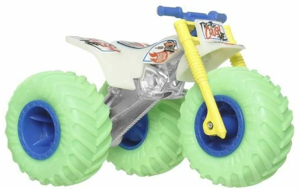 Mattel HOT WHEELS MONSTER TRUCKS šviečiantis tamsoje džipas (JFX08)