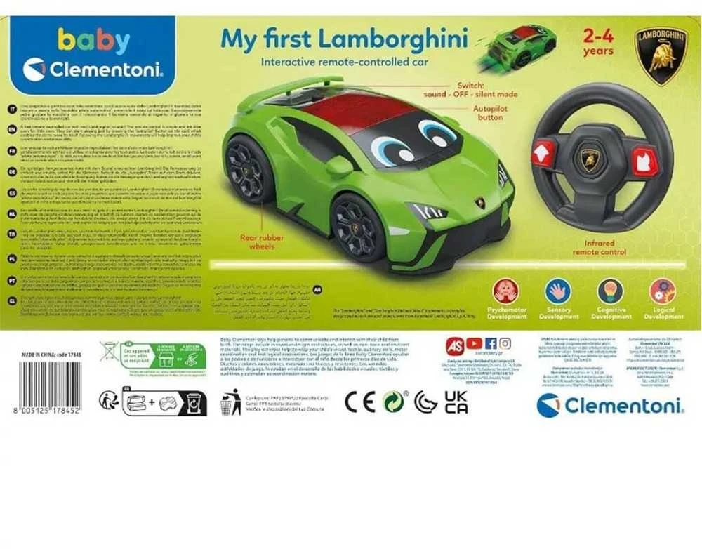 Žaislinis automobilis Clementoni My First Lamborghini