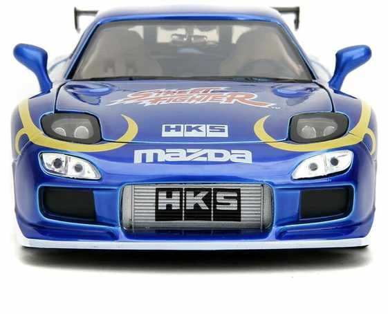 Kolekcinis modelis Jada Toys: Street Fighter 1993 Mazda RX-7 1:24