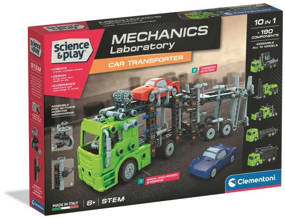 Clementoni Mechanics Car Transporter STEM konstruktorius