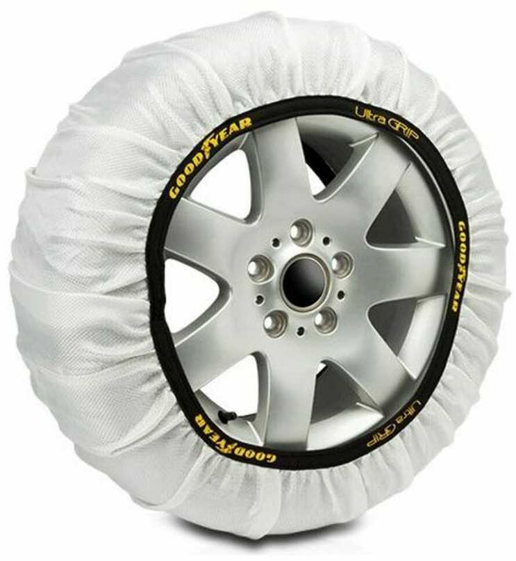 Goodyear tekstilinės sniego grandinės automobiliams XXL, 2 vnt., iki 40 km/h GOD8016