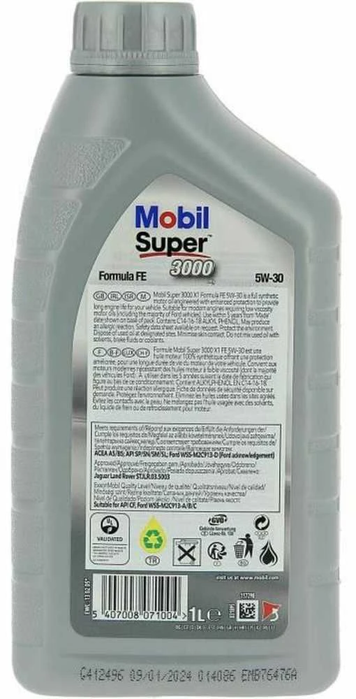 Alyva MOBIL SUPER 3000X1 F-FE 5W-30 1 L