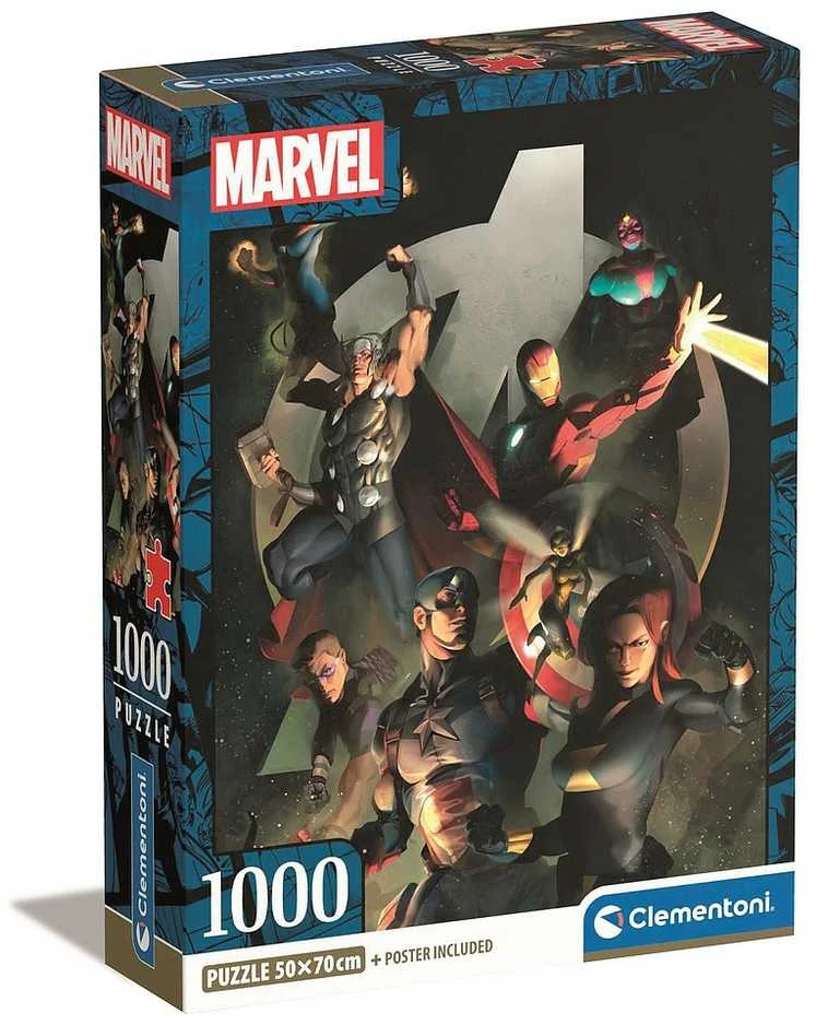 Clementoni Dėlionė 1000 vnt. - Marvel Keršytojai (The Avengers)