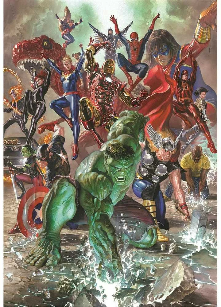 Clementoni Dėlionė 500 vnt. - Keršytojai (The Avengers)