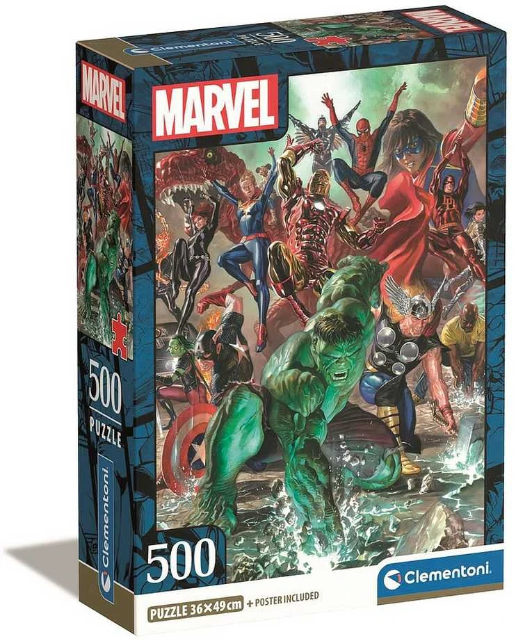 Clementoni Dėlionė 500 vnt. - Keršytojai (The Avengers)