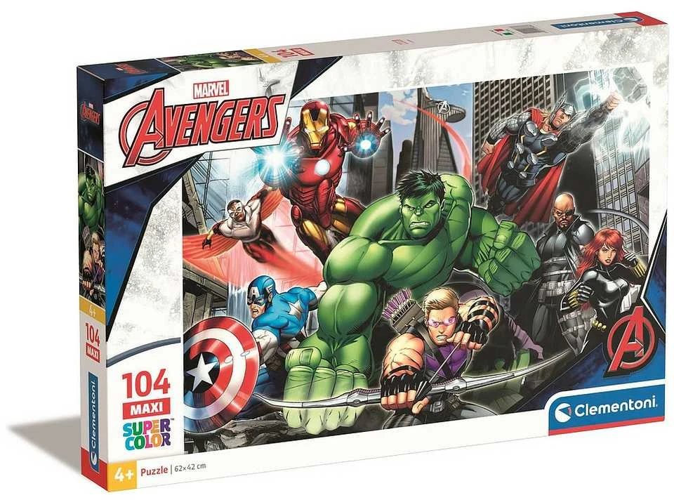 Clementoni Dėlionė 104 vnt. - Marvel: Keršytojai (Avengers)