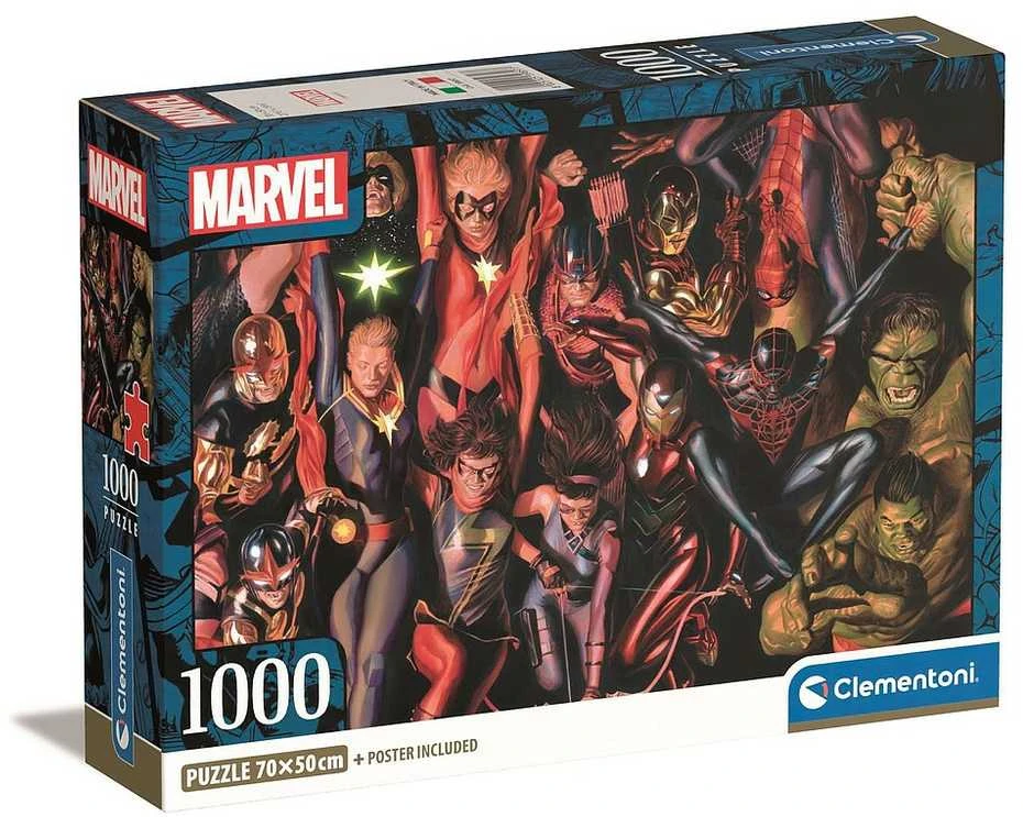Clementoni Dėlionė 1000 vnt. - Marvel Keršytojai (The Avengers)