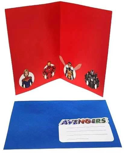 „Avengers Marvel“ 3D sveikinimo atvirukas