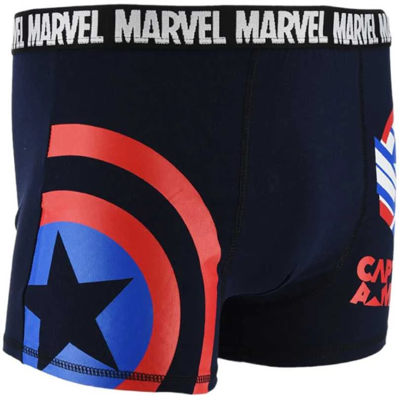 Avengers Marvel, Captain America vyriškos bokserinės trumpikės (2 vnt./pakuotė, L)