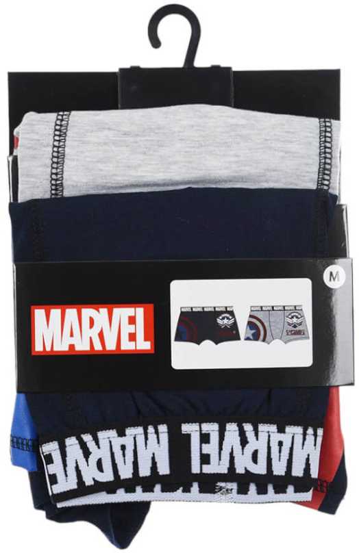 „Avengers Marvel“, „Captain America“ vyriškų bokserinukų, 2 vnt., pakuotė M