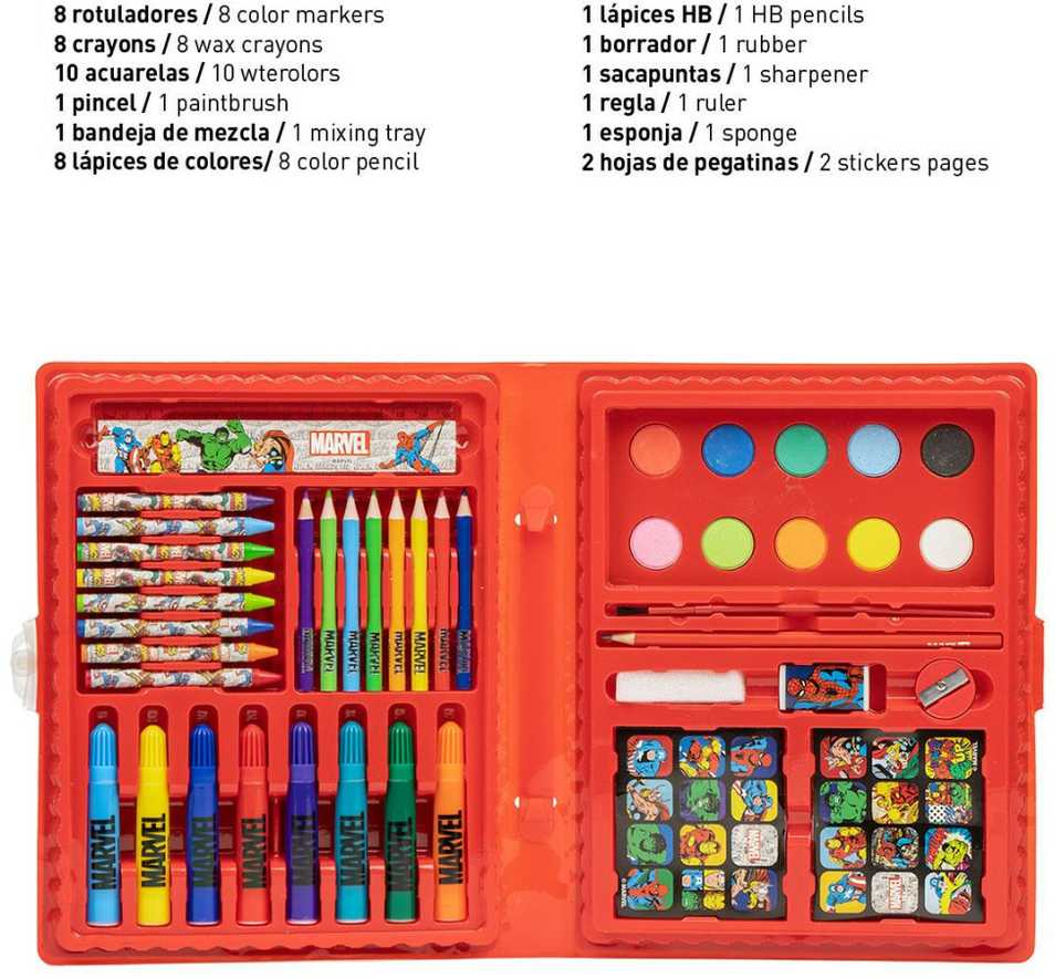 Set de Papetărie Marvel Lagaminas
